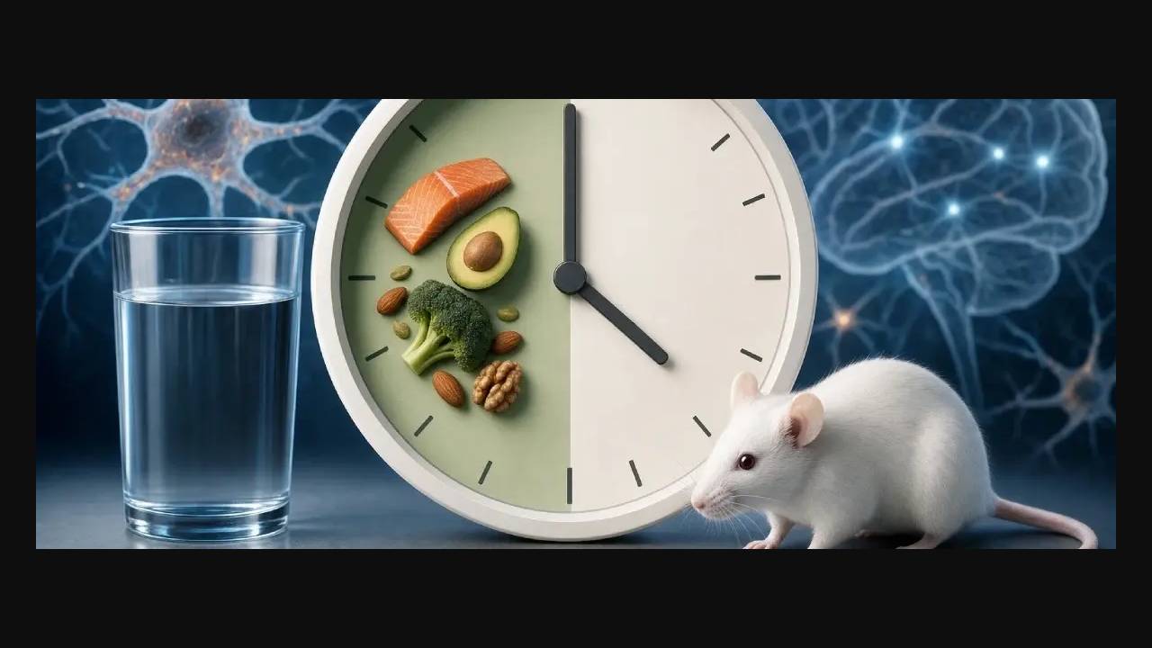 Intermittent fasting protected the brain from the effects of chronic stress.
